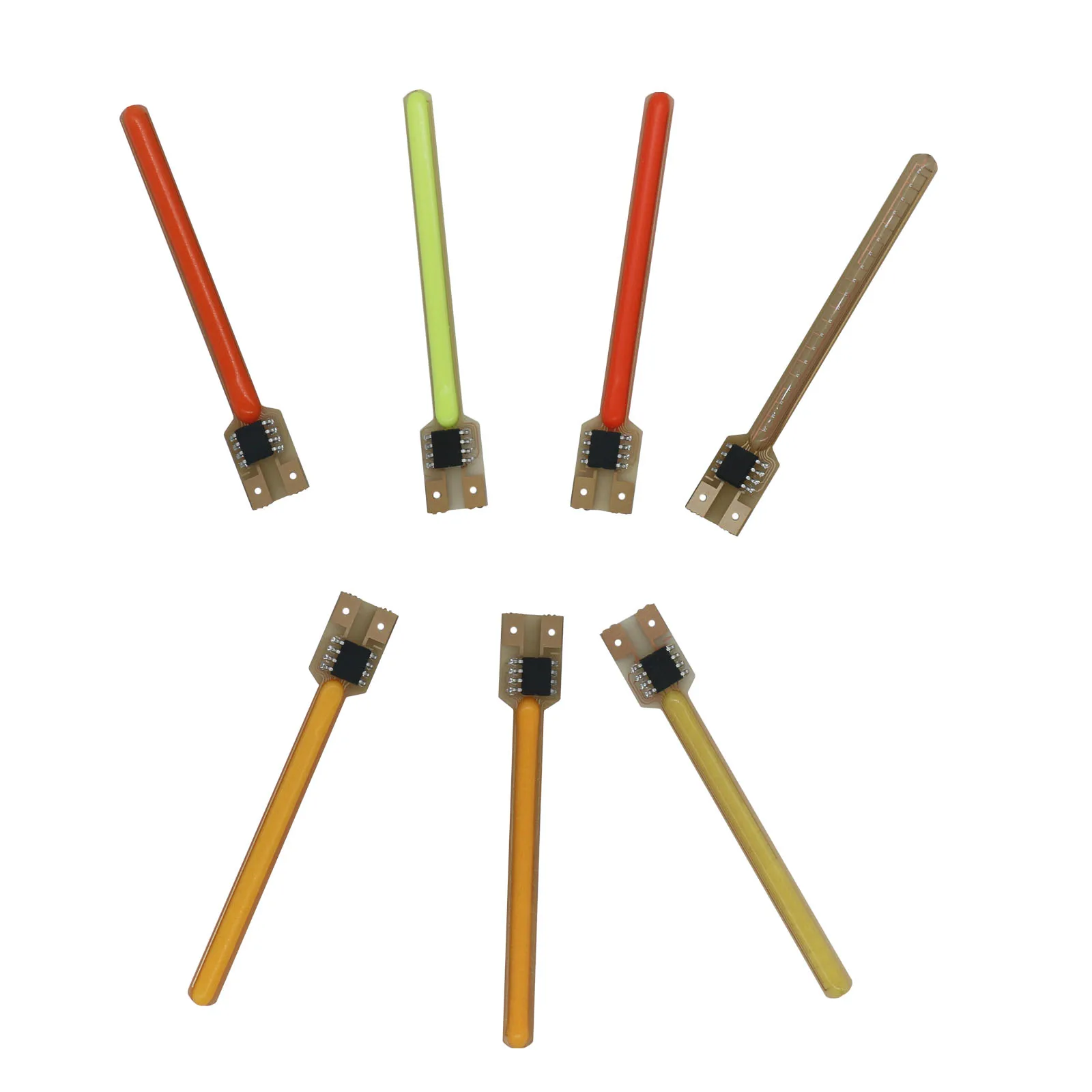 Lámpara de flujo de ducha de meteoritos COB de 3V, filamento LED de 58mm, 2200K, azul, rojo, Rosa, Verde, piezas de luz incandescente, accesorios de diodos DIY