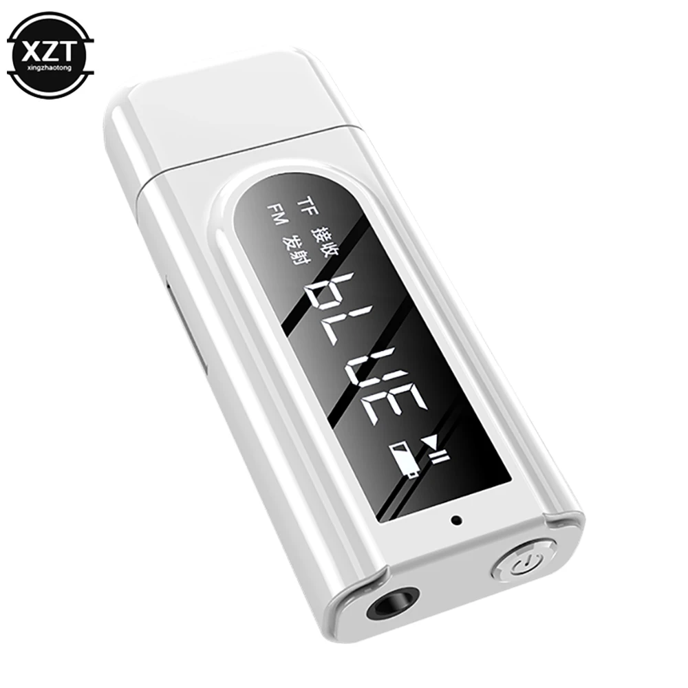Receptor y transmisor USB compatible con Bluetooth 5,0, reproductor MP3 con pantalla LED, Aux, FM, TV, PC, TF, adaptador estéreo de Audio, altavoz para el hogar - imagen 3