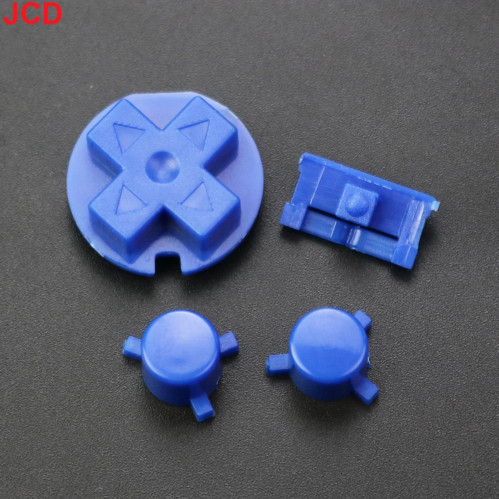 JCD-Juego de botones de repuesto coloridos para consola Gameboy Poc ket GBP, botón de encendido y apagado, botones AB, almohadillas D, 1 Juego - imagen 5