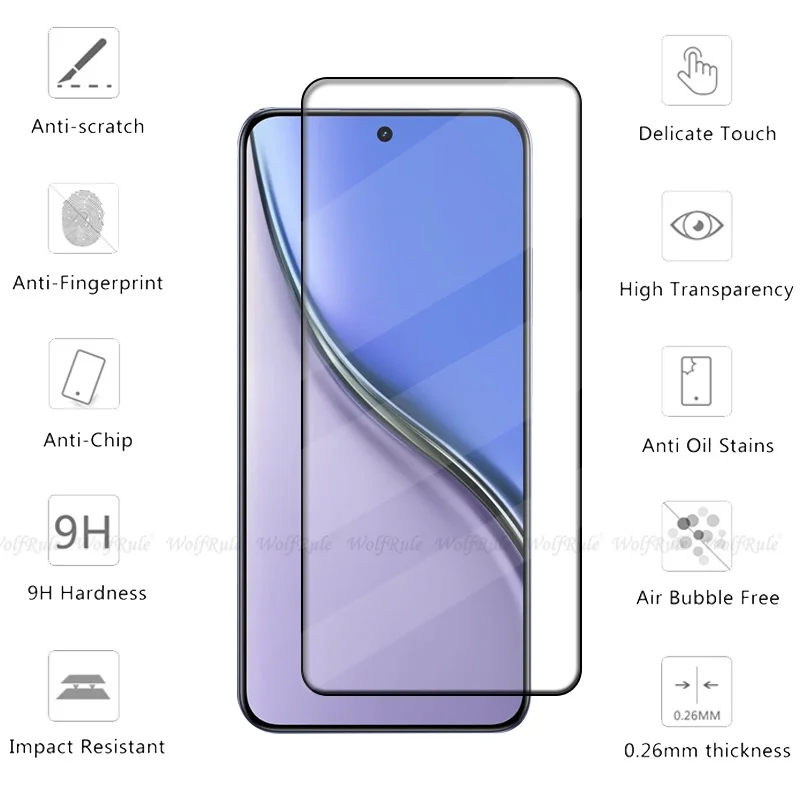 6 en 1 para Realme P3 Ultra vidrio OPPO Realme P3 Ultra vidrio templado cubierta completa HD 9H Protector de pantalla Realme P3 Ultra Len Glass - imagen 3