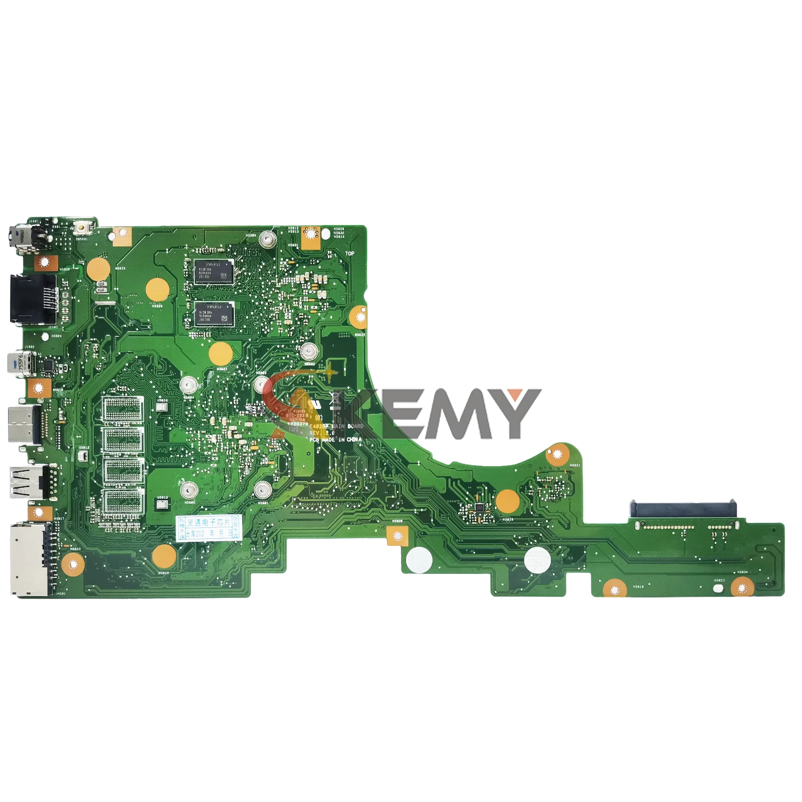 Placa base para ordenador portátil E402BP para ASUS EeeBook X402BA L402BP L402BA X402BP E402BP E402B placa base con CPU A6 A8 A9 pruebas OK envío rápido - imagen 2