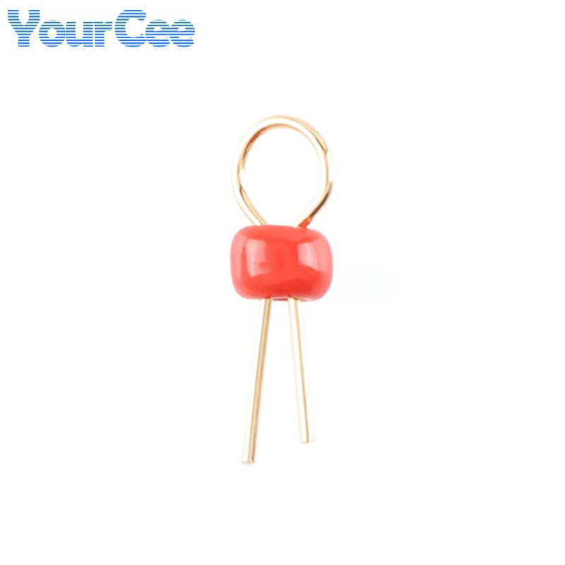 70 Uds. De cerámica chapada en oro, Pin de prueba de cobre, anillo de cuentas, sonda de soldadura, placa de circuito PCB de 1,0-1,8mm, punto de prueba PCB, cuentas THM - imagen 2