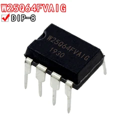 Memoria Flash SPI Winbond W25Q64FVAIG DIP8 para Arduino y ESP32