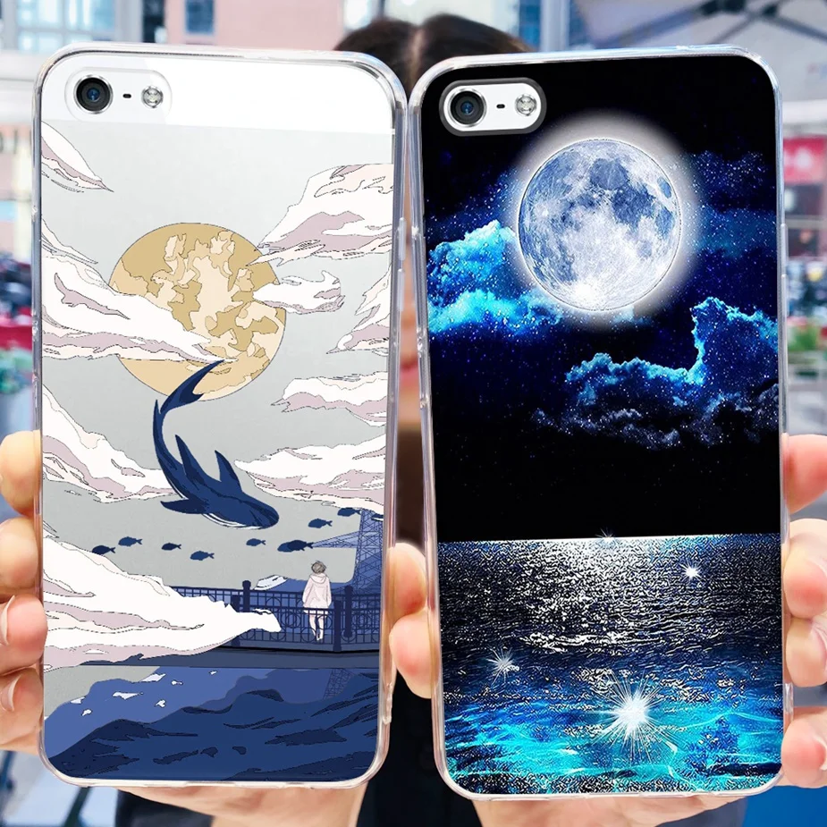 Para Apple iPhone 6 6S Plus funda bonita Panda funda de dibujos animados funda de teléfono de silicona transparente para iPhone 6 Plus iPhone6 iPHone6S carcasa suave - imagen 4