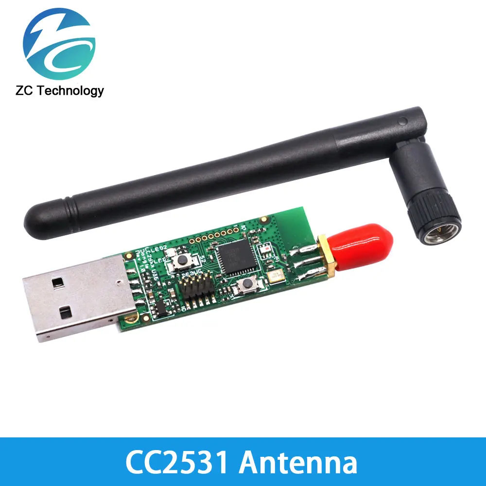Módulo analizador de protocolo de paquete de placa desnuda Zigbee CC2531 CC2540, interfaz USB, módulo de paquete de captura Dongle - imagen 4