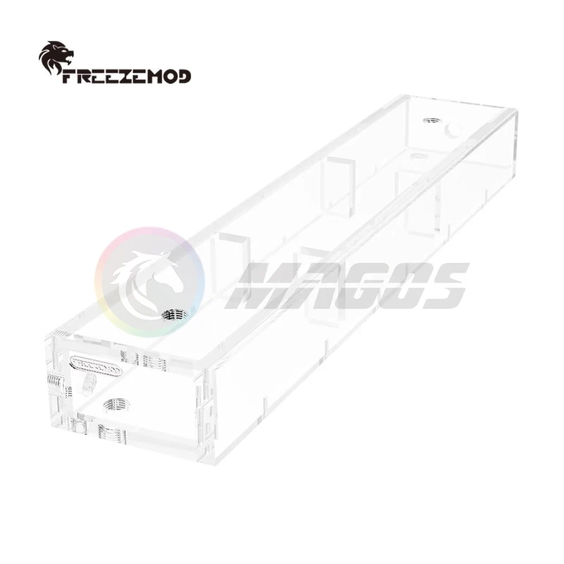 FREEZEMOD Depósito de enfriamiento por agua Tira larga Tanque de agua transparente acrílico industrial, Gran capacidad 10 mm de espesor 1000 ml S-H-SX - imagen 5