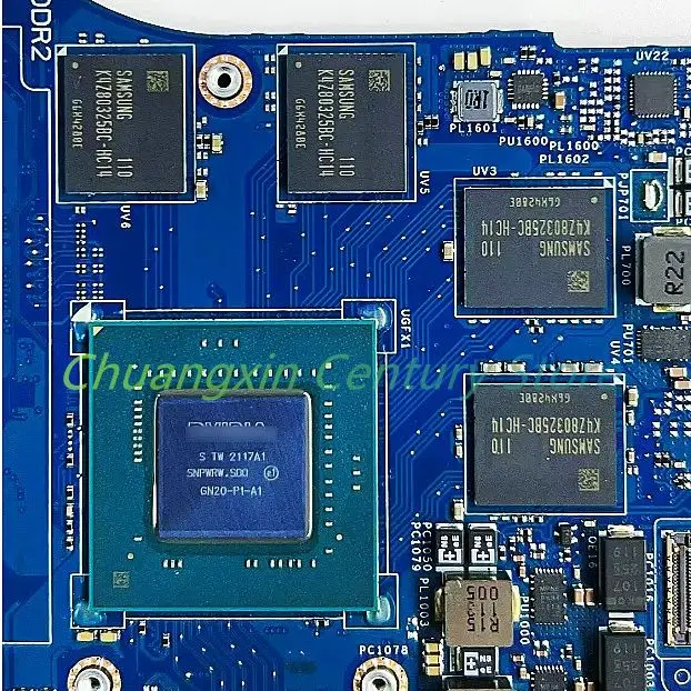 Placa base LA-K411P para portátil Dell PRICION 5560 con I5 I7 I9-11TH W-11955M CPU RTX3050Ti/T1200 GPU 100% prueba ok envío - imagen 3