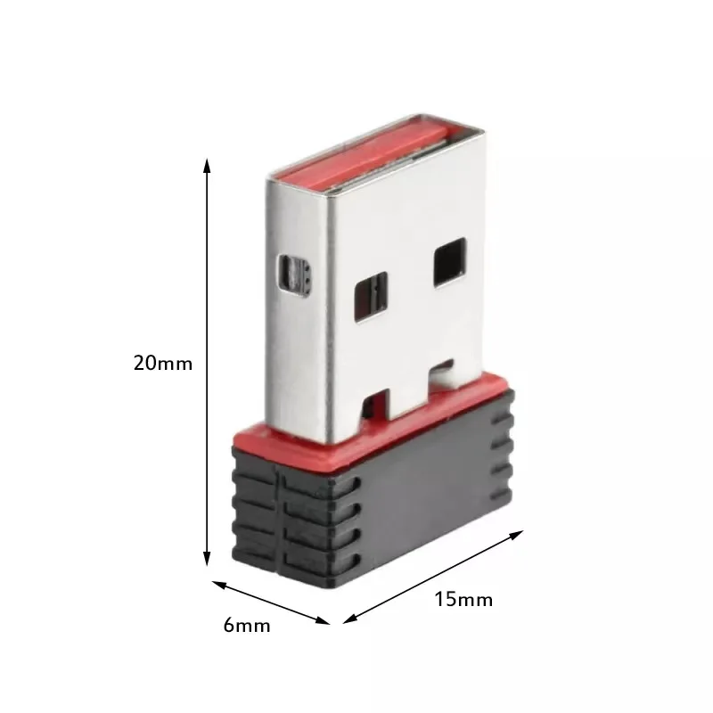 Mini Adaptador WiFi USB 150Mbps – 2,4GHz Inalámbrico PC - imagen 2