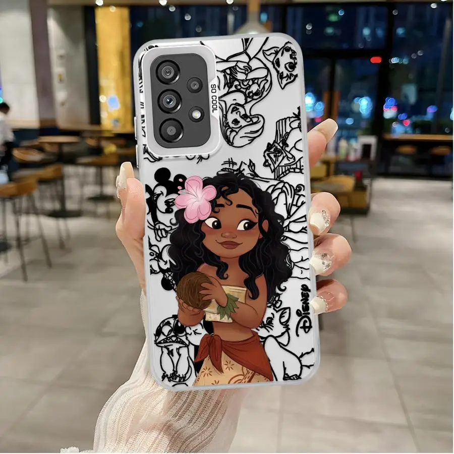 Funda blanda de princesa bonita de Disney para Samsung Galaxy A12 A22 A32 A25 A14 A16 A34 A23 A15 A24 A13 - imagen 5