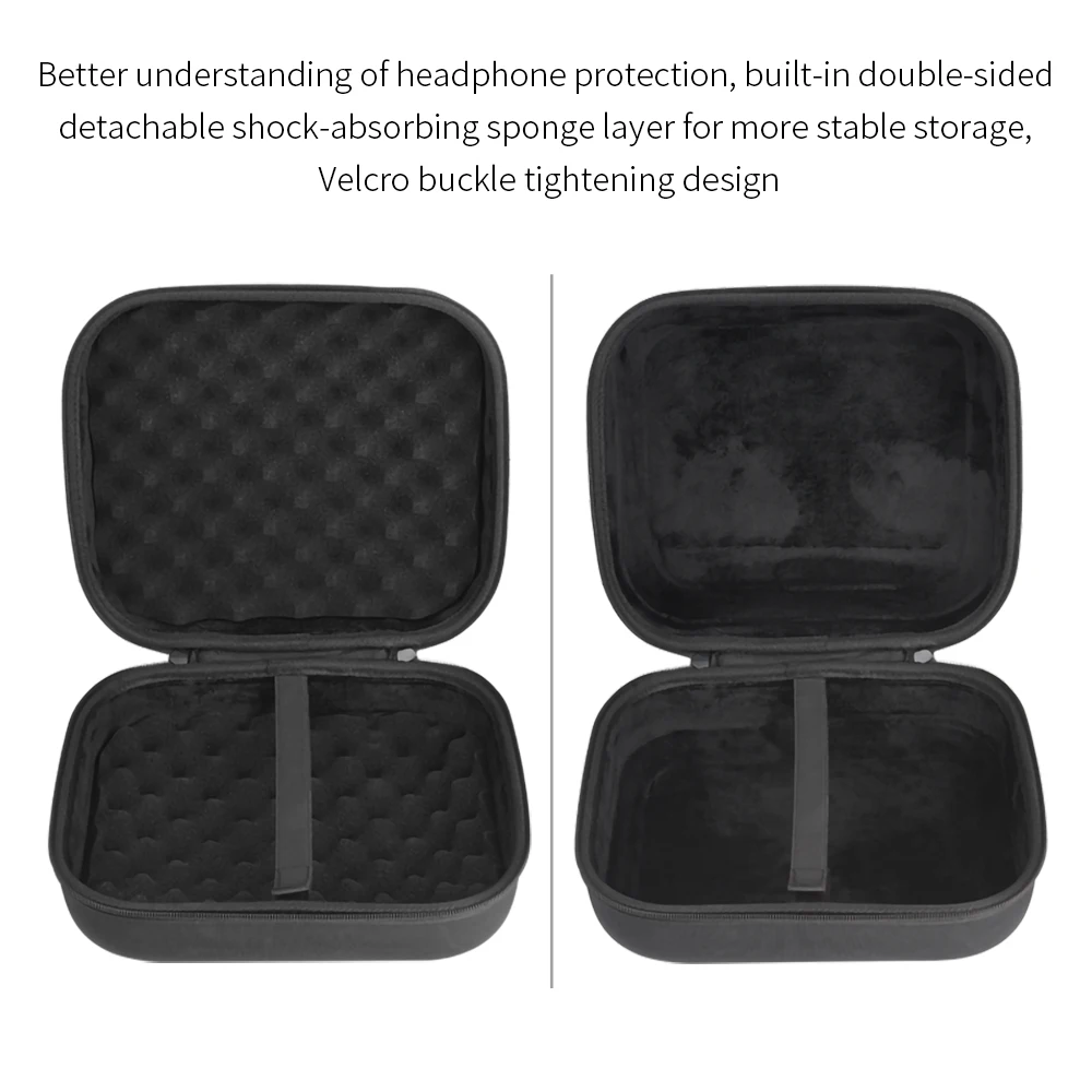 Bolsa de almacenamiento dura de EVA para auriculares Sennheiser HD800S, Estuche de transporte de viaje para auriculares HD800S - imagen 2