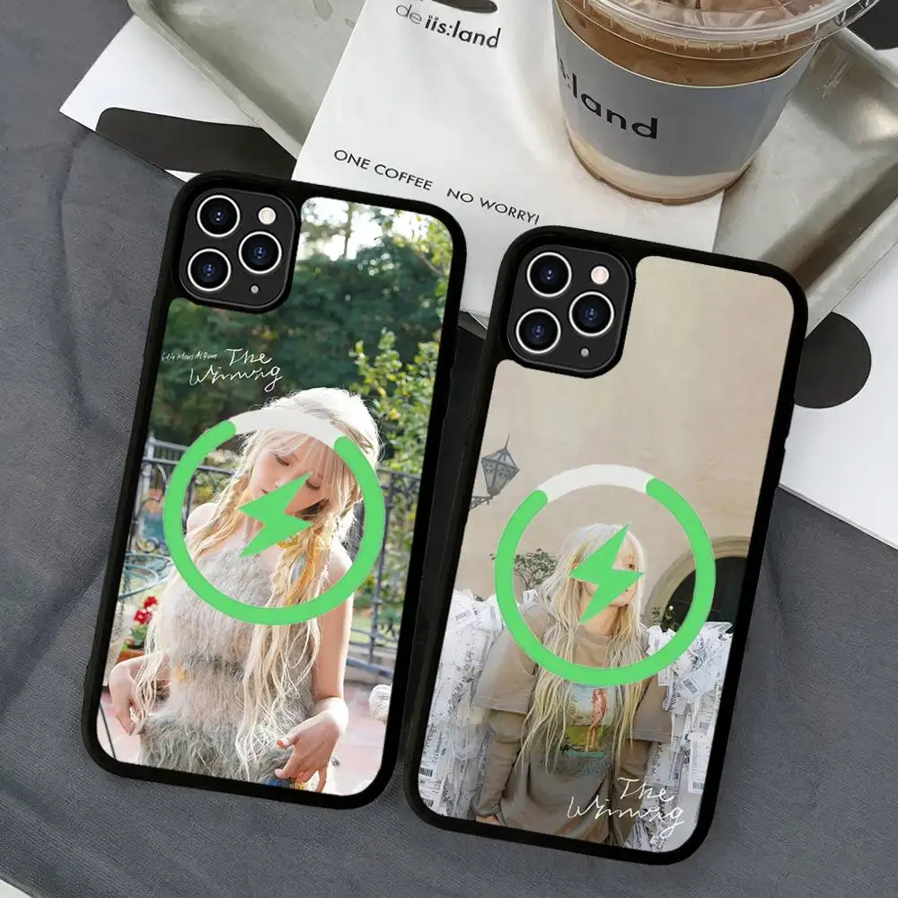 한국 가수 L-Lee J-Ji E-Eun I-IU 폰 케이스 마그네틱 케이스 아이폰 16 14 15 프로 맥스 플러스용 맥세이프 무선 충전 커버