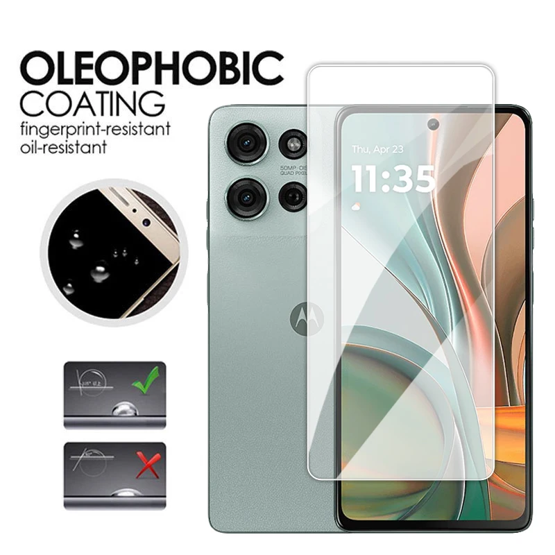 Protector de pantalla transparente HD para Moto G75, cristal templado de 6,78 pulgadas para Motorola Moto G75 5G - imagen 5
