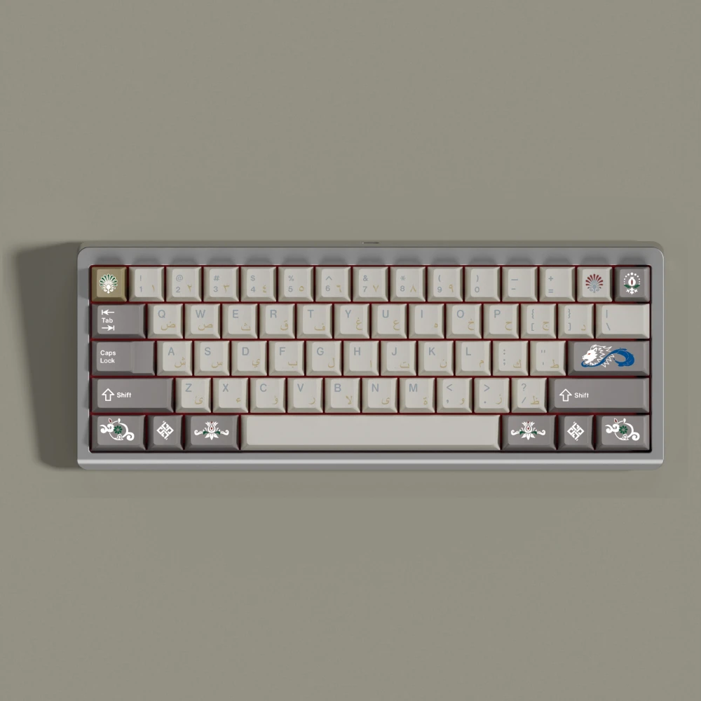 Teclas PBT Alhambra, teclas Cherry Profile Dye-Sub, teclas en inglés para teclado mecánico MX Switch GH60 61 64 68 75 84 96 980 - imagen 3