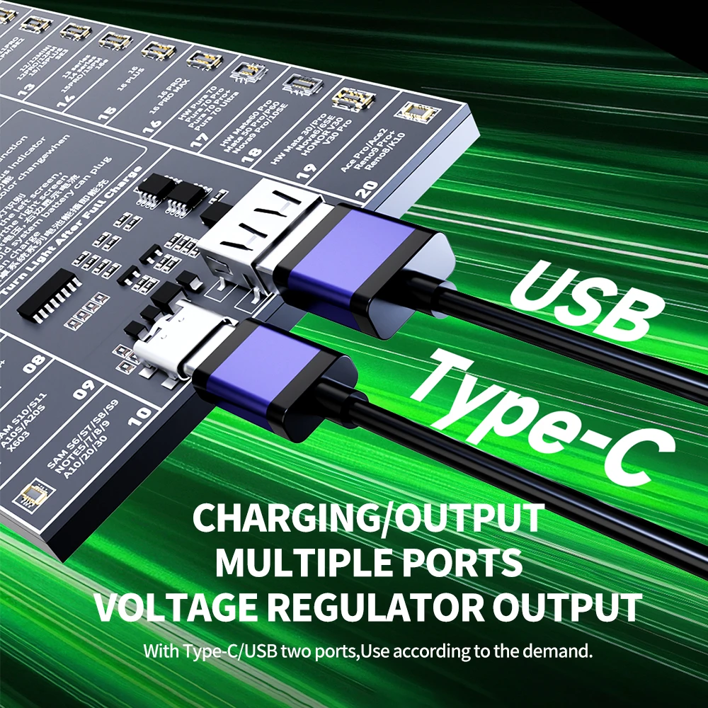 Placa de prueba de activación de carga rápida de batería mecánica MAX20 para IPhone serie 8-16 herramienta de prueba de activación de batería de reparación Android - imagen 5