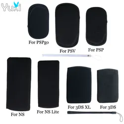 YuXi para PSV PSP 1000/2000/3000 para PSP Go bolsa de almacenaje de transporte protectora suave funda para nueva 3DS para consola Switch/Lite