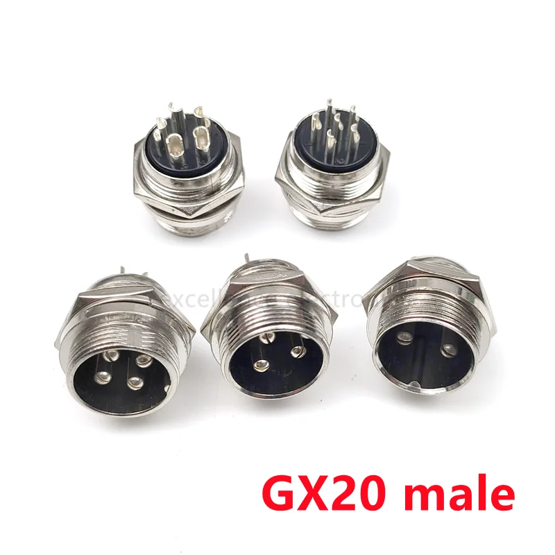 GX16 GX12 GX20 2P/3/4/5/6/7/8 Pin hembra macho conector de aviación de aire Cable de alimentación enchufe eléctrico - imagen 4