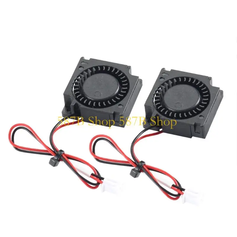 587b 2pcs actualizado ventilador ventilador 3010 para Voron 0.1/0.2 3D Impresora Blower ventiladores - imagen 2