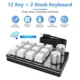 Wireless 12Key 2Knob