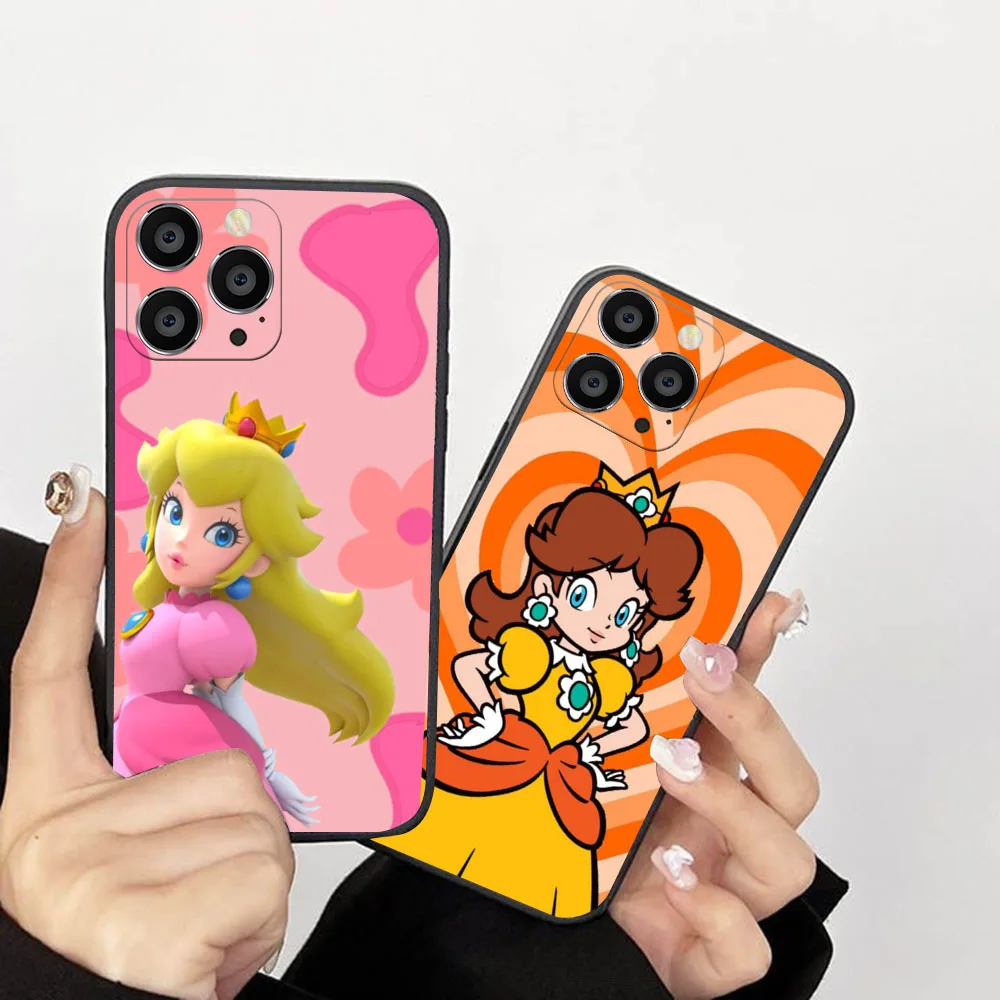 Funda blanda de princesa melocotón para Xiaomi Redmi Note 8, 8T, 11, 11S, 12, 13, A3 Pro Plus, BY-61 - imagen 5