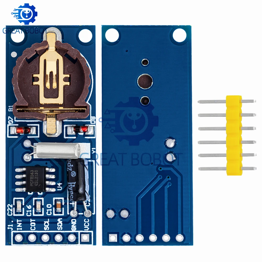 Nueva placa de módulo PCF8563/PCF8563T IIC Real - Reloj (RTC) - Superior a DS3231 y AT24C32, 3,3 V - imagen 4
