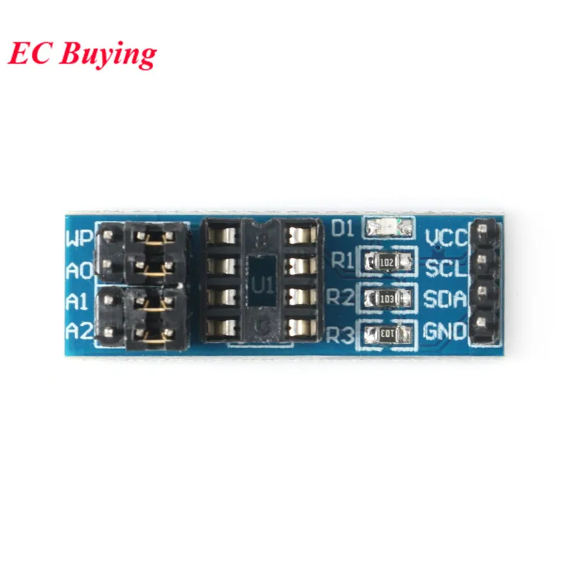 AT24C256 24C256 AT24CXX I2C IIC Interfaz Módulo de memoria EEPROM para arduino (sin chip) - imagen 4