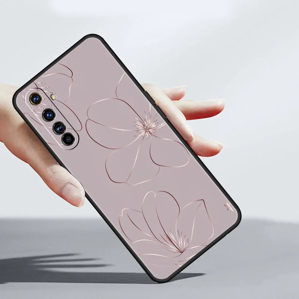 Funda de teléfono Gold Rose Love Heart para Realme GT Neo 2 3 3T 5 12 11 5G 10 9 8 5G 7 6 GT5 GT3 GT2 Pro Plus C21 C11 C25 C35 - imagen 4