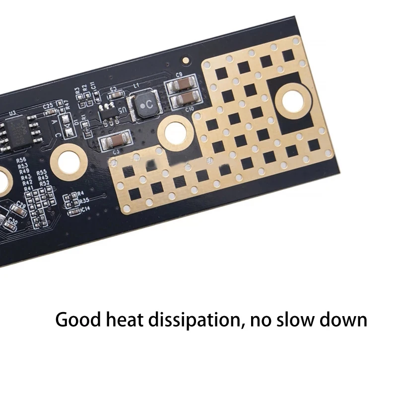 Adaptador SSD M.2 SATA/NVME SSD a USB 3,1 tipo C placa convertidora Riser M/B + M Key protocolo Dual RTL9210B 10Gb para SSD 2230-2280 M2 - imagen 4