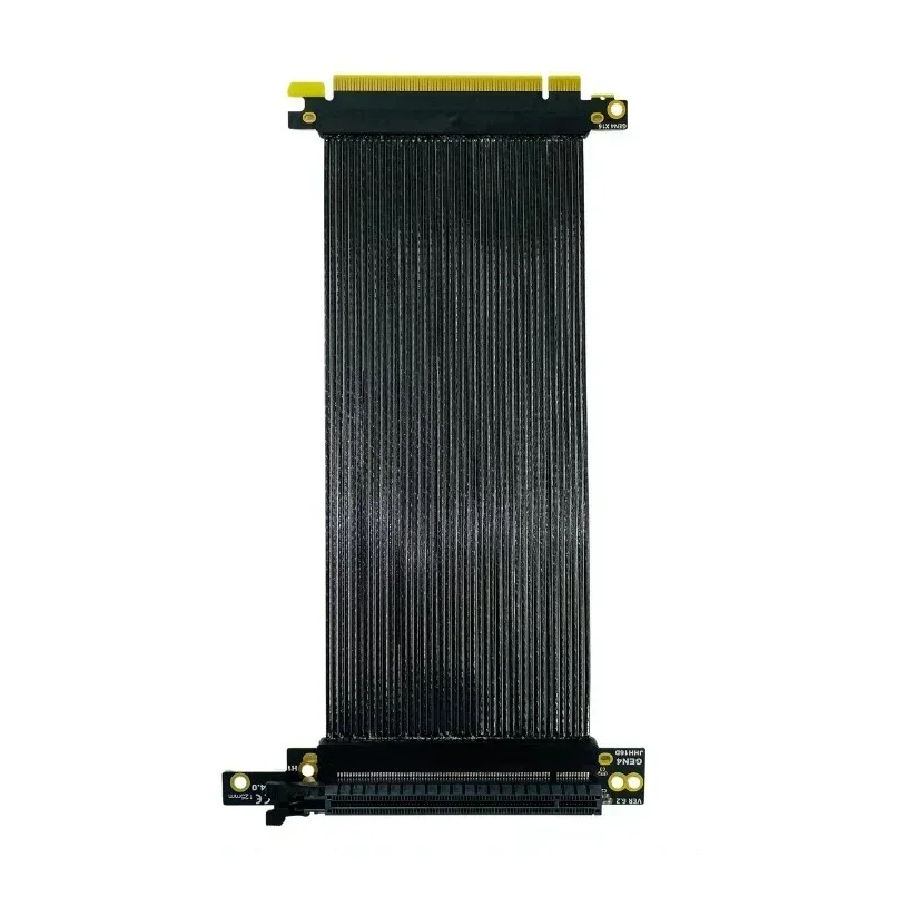 PCIE 4.0 X16 ángulo recto 270 grados para adaptador de cable de extensión de tarjeta gráfica 3090 Compatible con chasis PHANTEKS-217e NZXTh1