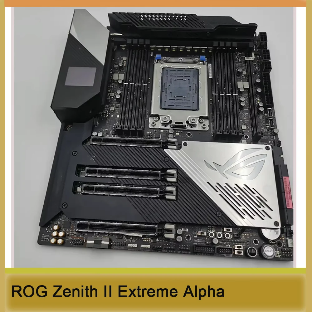 TRX4 DDR4 M.2 USB3.2 EATX Placa base para juegos ROG Zenith II Extreme Alpha - imagen 2
