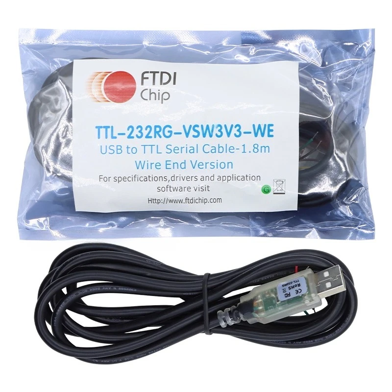 TTL-232RG-VREG3V3 TTL-232RG-VREG1V8 Convertidor de señal UART Regulador de voltaje 5V/3.3V/1.8V 450mA Salida Alta estabilidad confiable - imagen 3