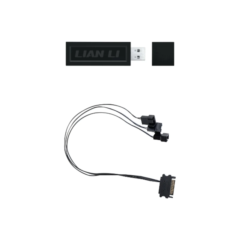 Controlador LIANLI L-Wireless, transmisor inalámbrico USB, cable emisor de luz inalámbrico y ventilador inalámbrico dedicado. - imagen 2