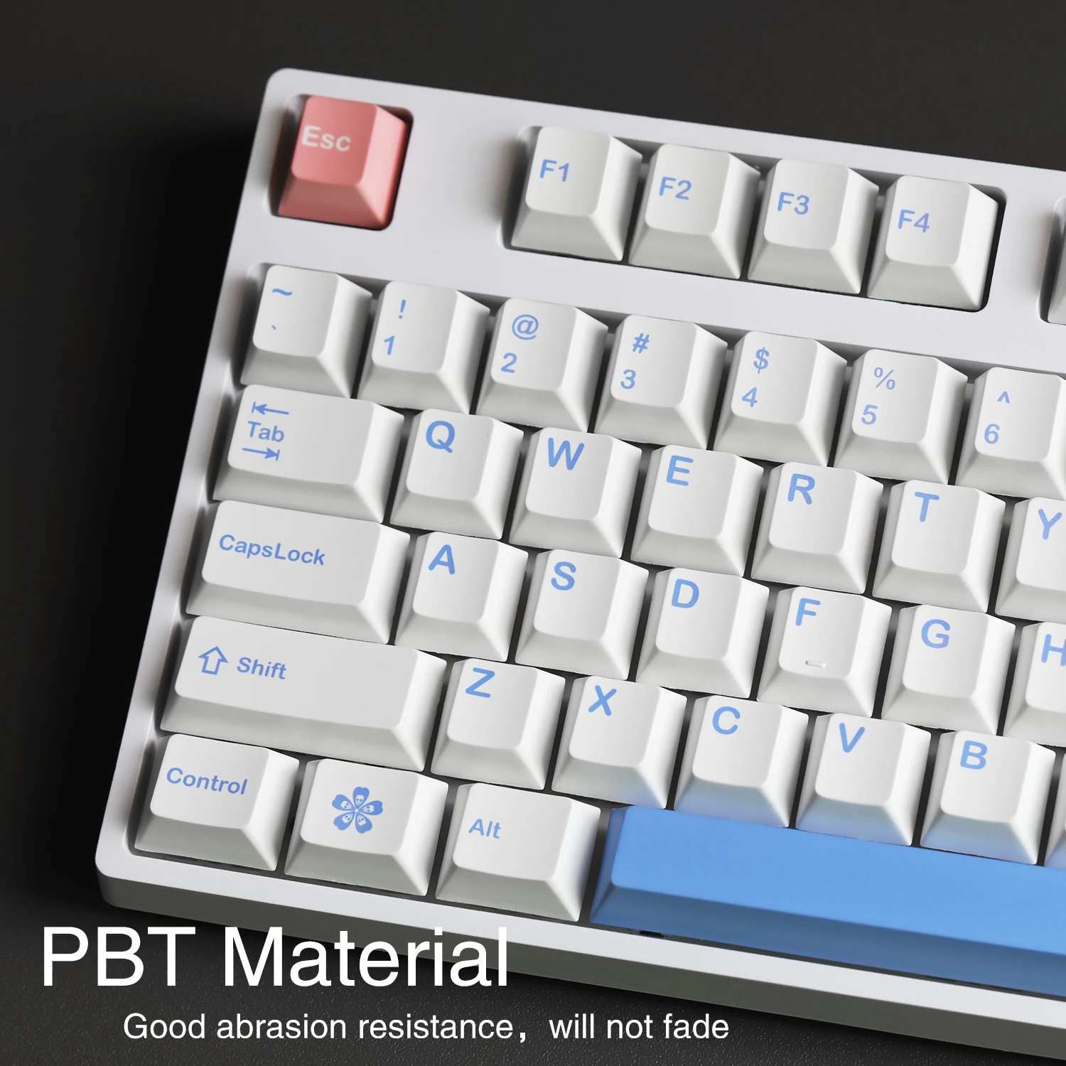 Teclas PBT GMK Fuyu, perfil de cereza, teclas de sublimación de tinte clon GMK para teclado mecánico MX Switch 61/68/75/84/87/96/980 - imagen 3
