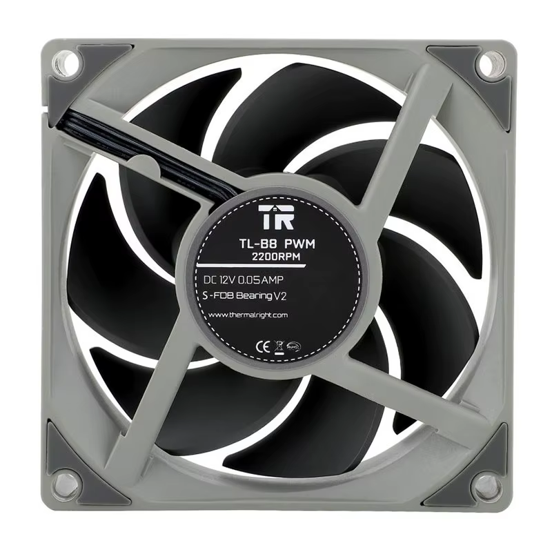 Ventilador 80mm PWM 4 pines Thermalright TL-B8 Refrigeración PC - imagen 2