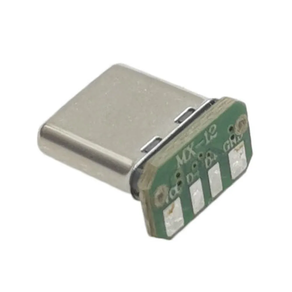 Placa de conexión Vertical USB 3,1 tipo C, 16 pines, 4 cables de soldadura, banda de datos PCB, placa USB, cabeza macho, conector Usb C 16P - imagen 2