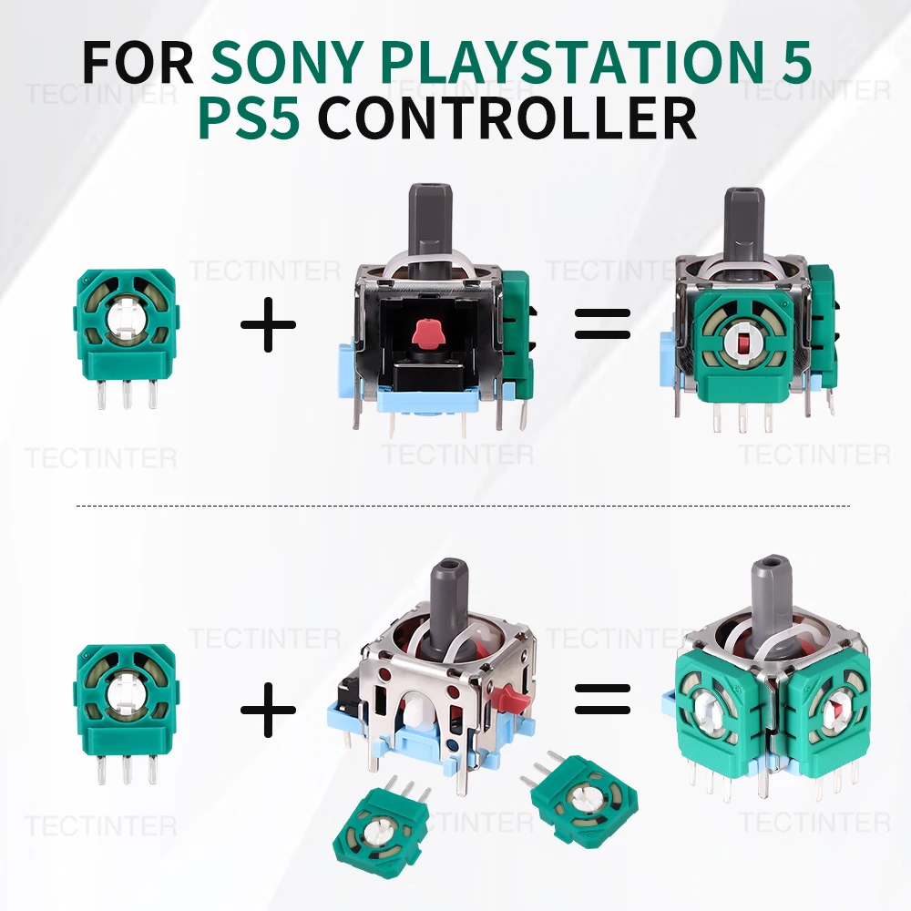Para controlador Dualsense PS5, potenciómetro de Joystick analógico 2K3 para PS5, módulo de palanca de mando, Sensor, piezas de reparación, accesorios - imagen 4