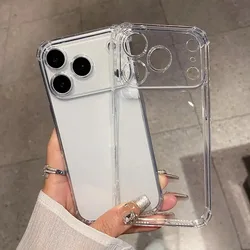 Funda Transparente Antigolpes para iPhone 17 Air, 16, 15 y 14