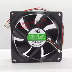 Ventilador 80x80x25mm 12V Doble Rodamiento – Refrigeración Servidor Fuente