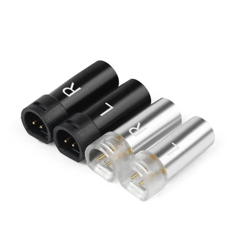 Auriculares IE80, enchufe mejorado de 2 pines para IE8 IE8I, Cable de auriculares DIY, conector de Audio, adaptadores de enchufes para auriculares chapados en oro de aleación de aluminio - imagen 4