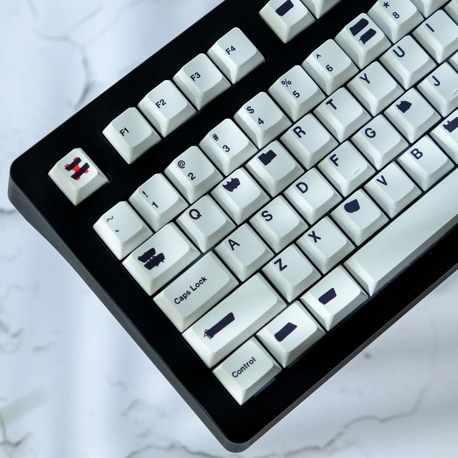 1 Juego de teclas GMK reducidas, teclas subcama de tinte PBT, teclas de perfil de cereza para Keychron Q2 K2 65% 75% Anne GH60 GK64 Poker - imagen 3