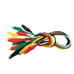 Pinzas cocodrilo doble punta con cables de prueba – Kit eléctrico
