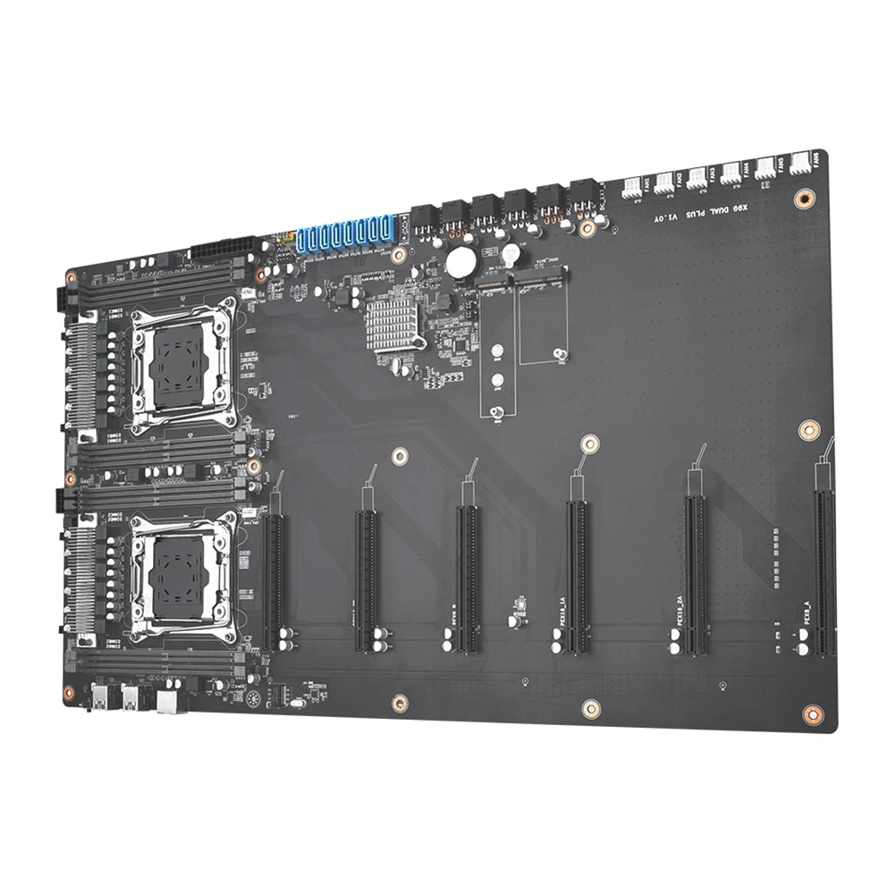 Carte mère X99 DUAL PLUS Mining, prend en charge la RAM DDR4, 256 Go, LGA 2011-3, V3, V4, prise CPU, ordinateur, carte mère, 4 * USB 3.0, 4 * PCIe 3.0 X - imagen 4