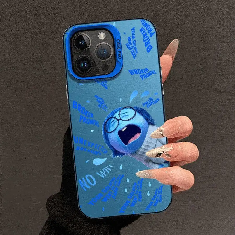Funda de teléfono Disney Inside Out 2 para Apple iPhone 15 16 Pro Max 13 14 Plus 12 11 Pro plus mate a prueba de golpes - imagen 4