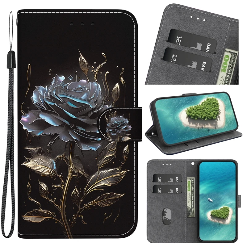 Para Samsung A32 A52 5G Funda tipo billetera Funda de teléfono para Funda Samsung Galaxy A52s A32 A22 A12 5G Funda de cuero de moda - imagen 5