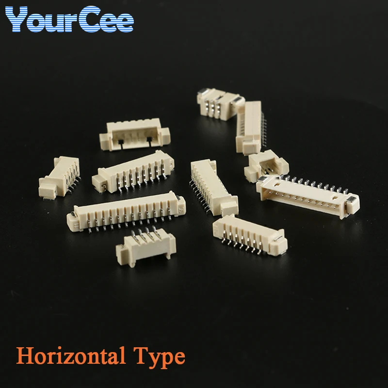 50 Uds JST 1,25 conector 1,25mm paso SMD Horizontal Vertical conector recto Pin caja de plástico 2/3/4/5/6/7/8/9/10/11/12P - imagen 3