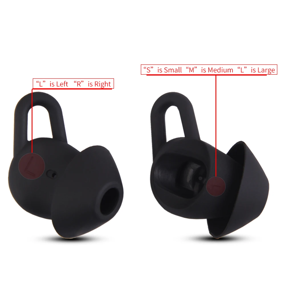 Puntas de silicona para auriculares HUAWEI Freelace Pro2, 6 unidades - imagen 3