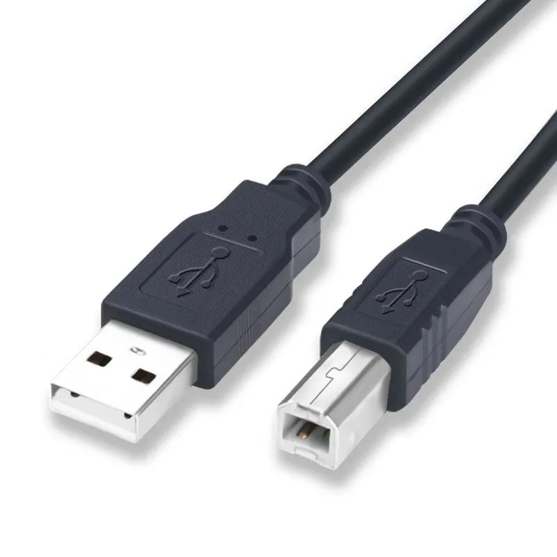 Cable de impresora USB de alta velocidad 2,0 A a B macho de 1m/1,3 m para Canon Brother Samsung Hp Epson Cable de impresora cable de impresora usb