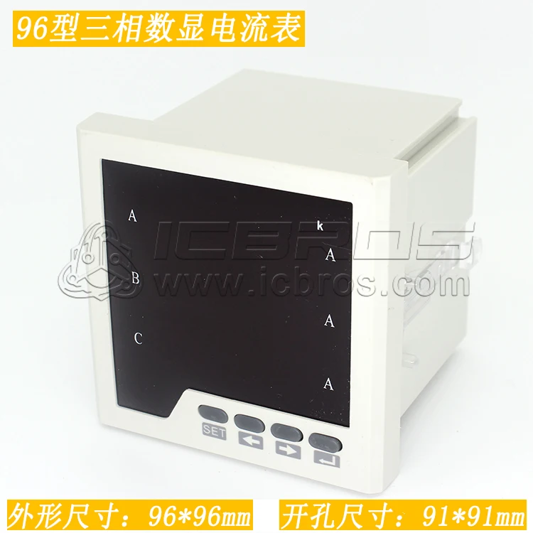 Medidor de frecuencia de Factor de potencia de corriente y voltaje, pantalla Digital multifuncional trifásica inteligente, energía eléctrica - imagen 3