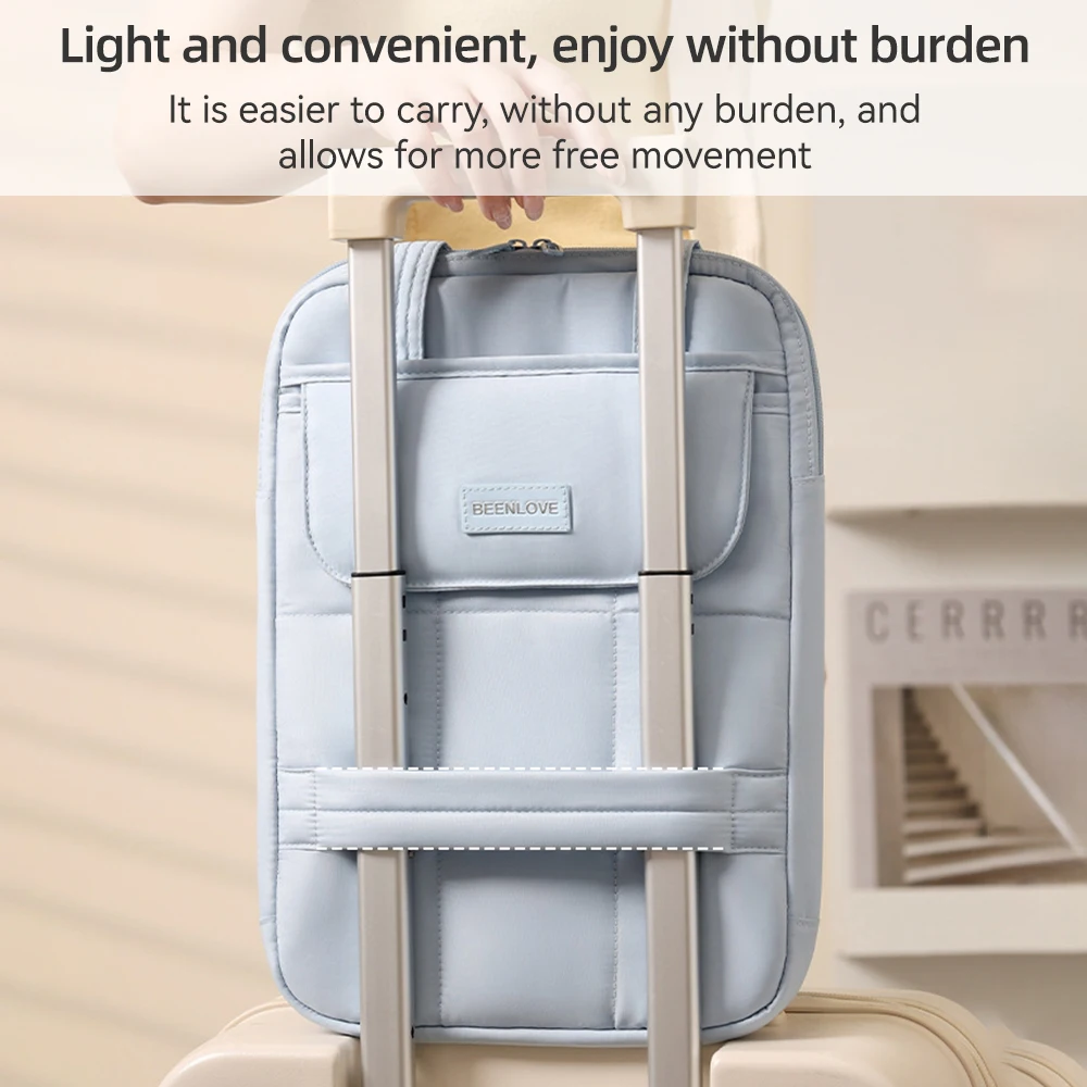 2025 nuevo bolso de mano de 13-15 pulgadas para iPad, funda de transporte a prueba de golpes, funda para portátil de gran capacidad, bolso protector para portátil - imagen 5