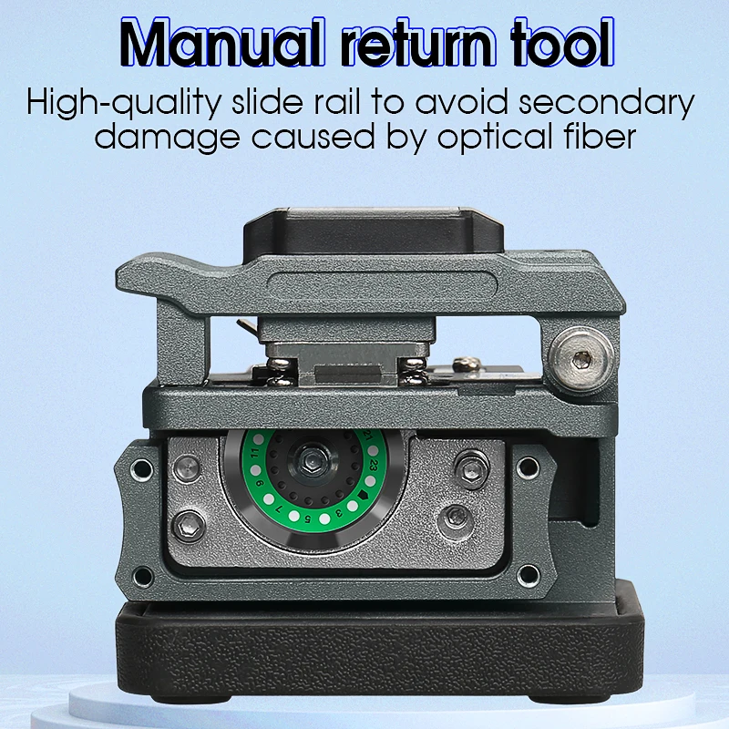 COMPTYCO AUA-X3 cuchilla de fibra FTTH cortador de fibra óptica FTTH cortador de Cable de fibra herramientas de cuchillo 24 hoja de superficie retorno de cuchillo Manual - imagen 3