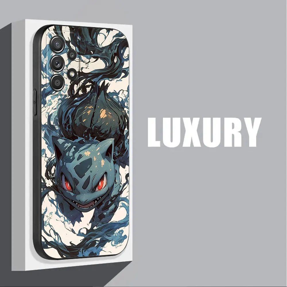 Gengar Bulbasaur Mewtwo Pokemons funda de teléfono Galaxy A56 5G funda para Samsung A55 A36 A26 A35 A34 A53 A54 A52 A73 A72 A32 A33 - imagen 4